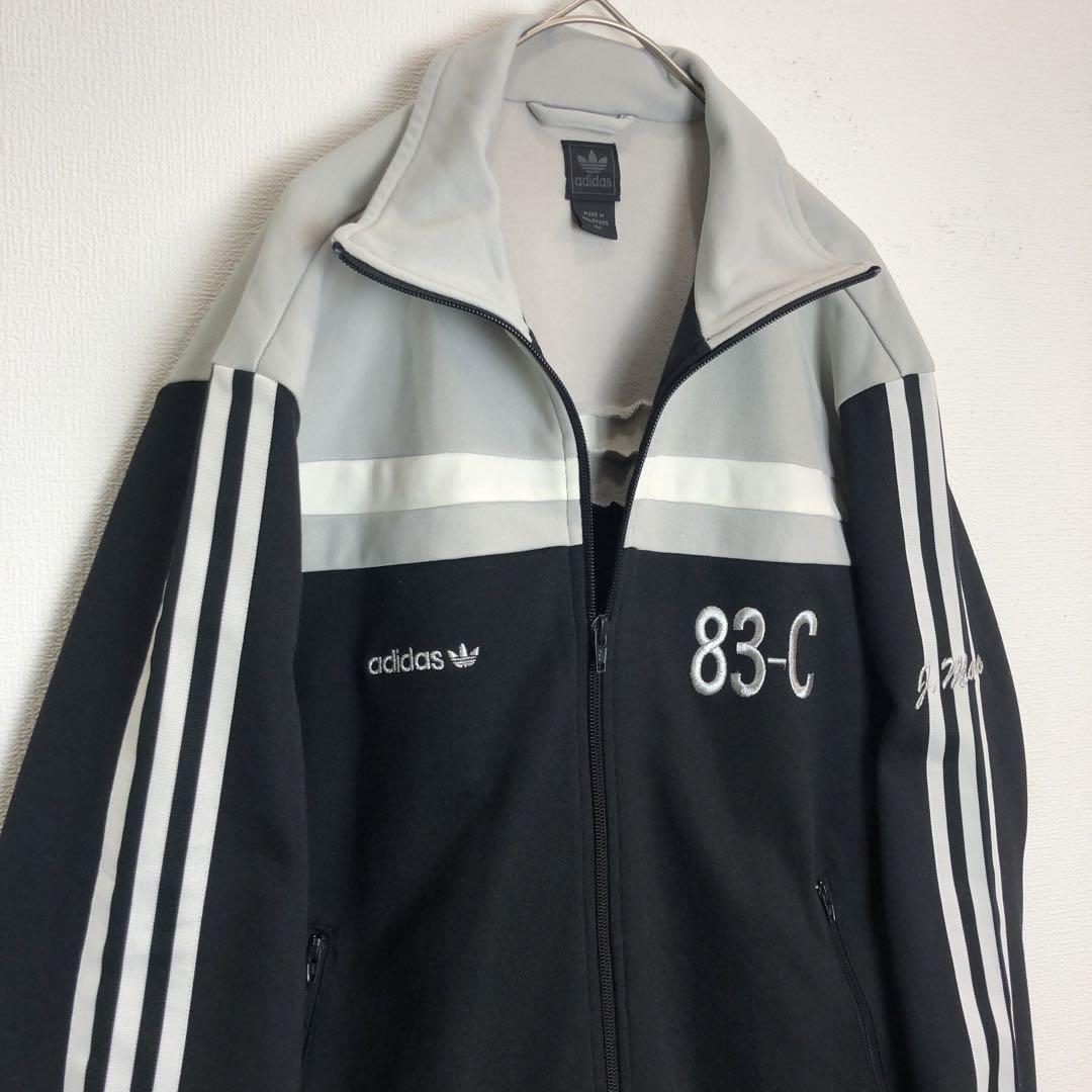 1155 adidas アディダス　トラックジャケット　刺繍　83-C