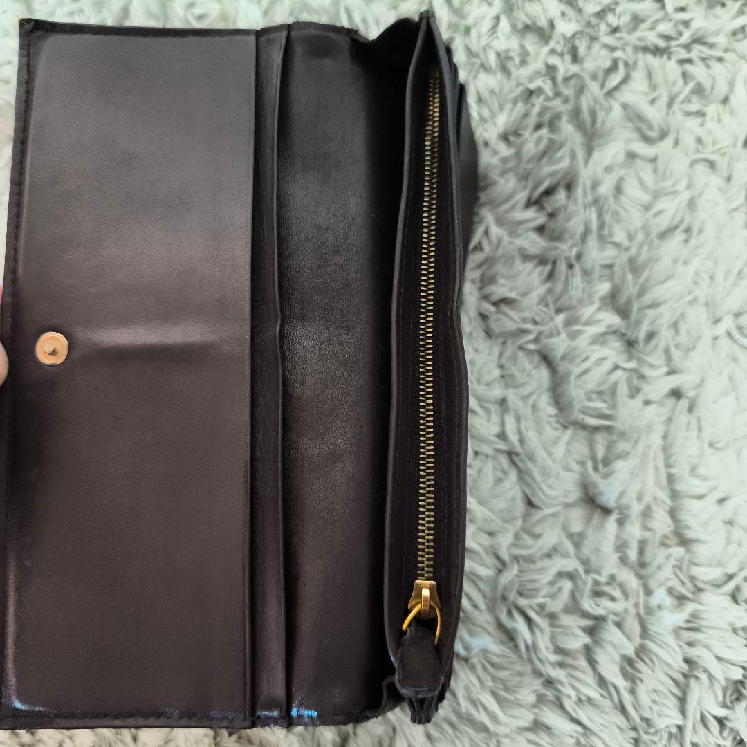 BottegaVenetaブラウンレザー財布　ボッテガ　茶色　イタリア製