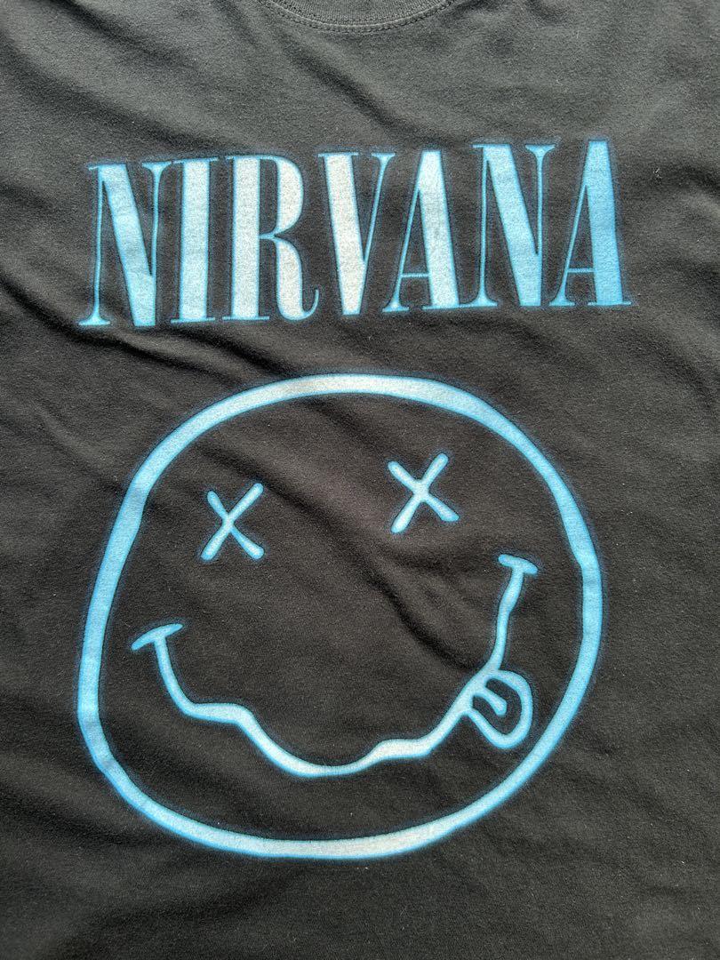 NIRVANA スミルースマイル Tシャツ ブラック L size トップス