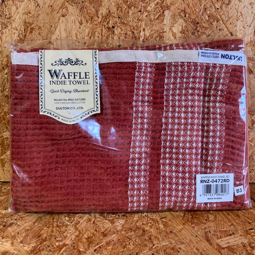 DULTON ダルトン WAFFLE INDIE TOWEL 4枚セット RED