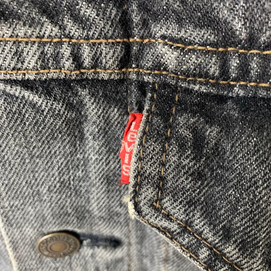 90s Levi's 先染めブラック デニムジャケット 38 日本製 70505 90s Levi's 先染めブラック デニムジャケット 38 日本製 70505