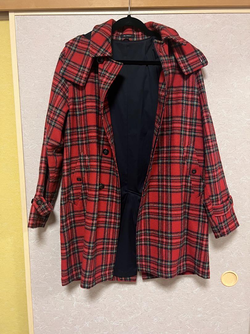 タグ付き未使用 YORKLAND タータンチェックチェスターコート