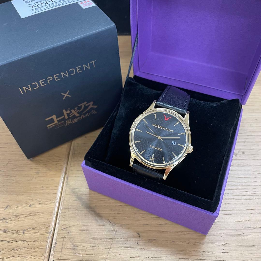 independet×コードギアス 反逆のルルーシュ 電波ソーラー 腕時計INDEPENDENT