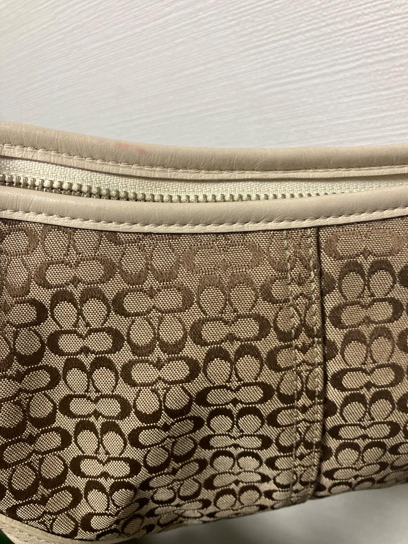 ⭐︎COACHコーチ 人気アクセサリーポーチ シグネチャー スモールホーボー コーチ アクセサリーポーチ ミニシグネチャー スモールホーボー