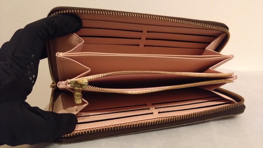 【美品•激レア⇨内側ピンク】LOUIS VUITTON ダミエ 長財布