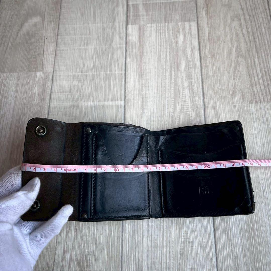 RRL トラッカーウォレット 三つ折り 財布 コンチョ付