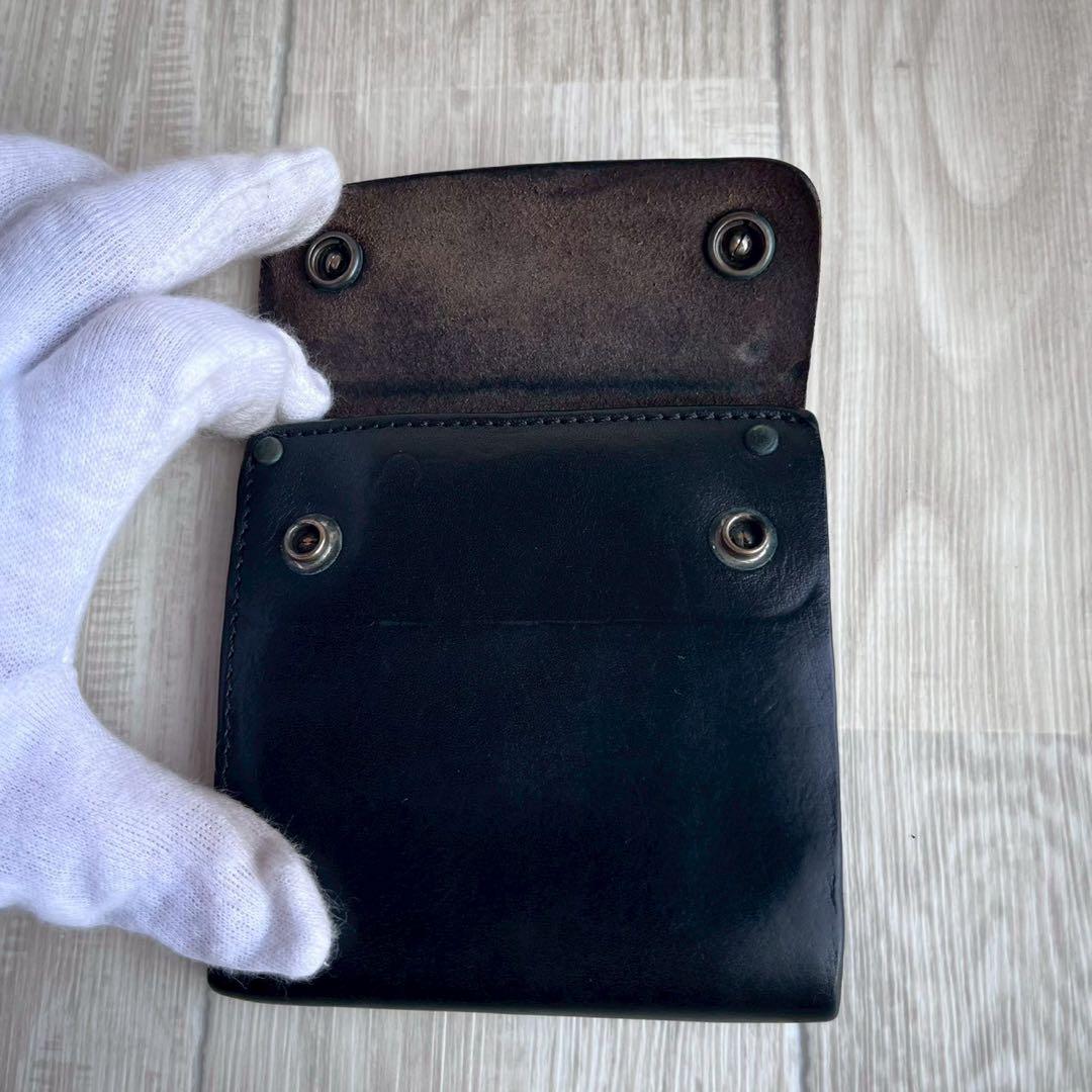 RRL トラッカーウォレット 三つ折り 財布 コンチョ付