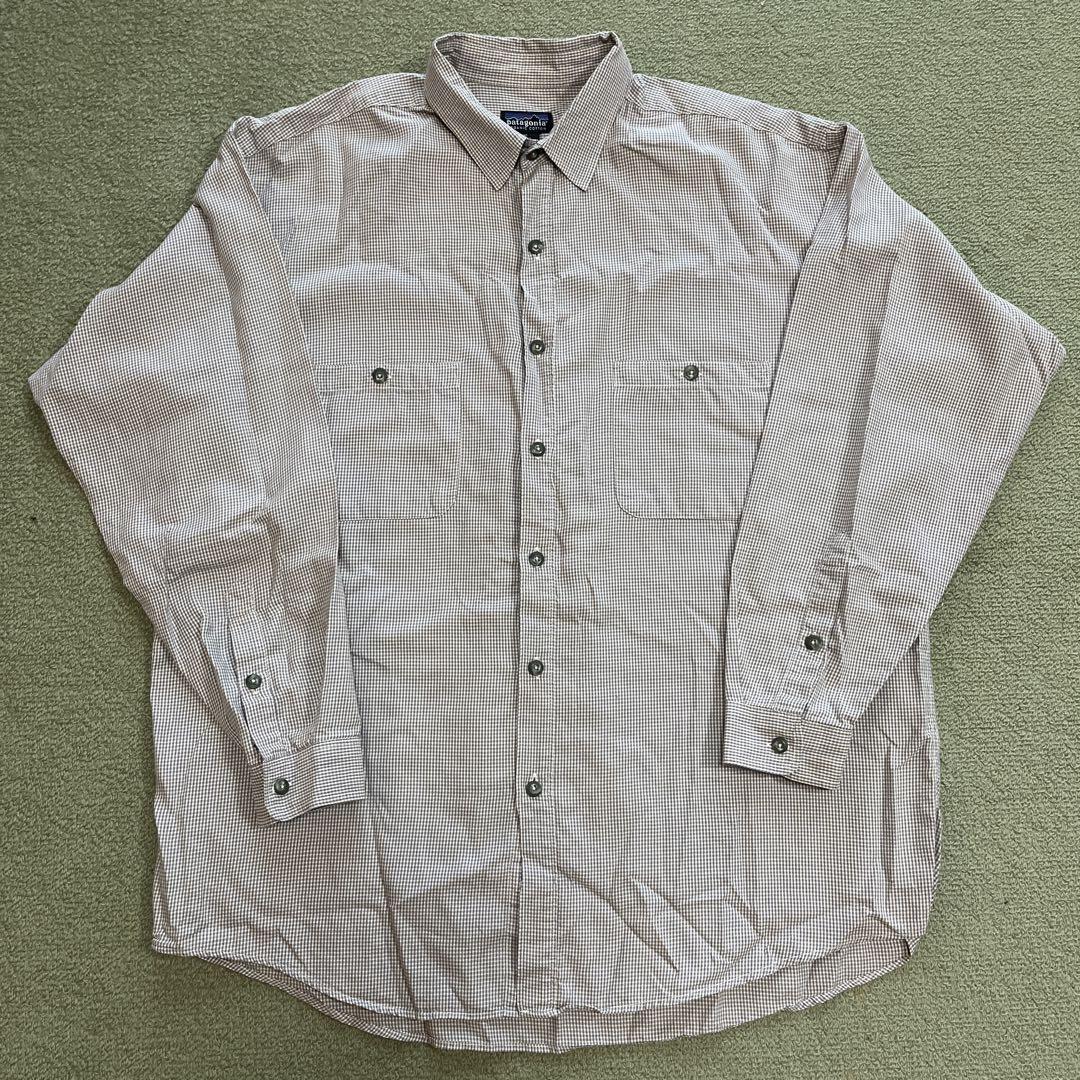 00s patagonia ACヤーン　チェックシャツ　ポルトガル製　XL 極美品 XL 01年 ポルトガル製 A/C Yarn Dyed Shirt Patagonia AC