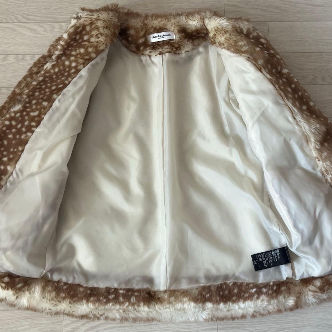 Charles Chaton Kojika jacket ファーコート 34 冬 Charles Chaton Kojika jacket ファーコート 34 冬