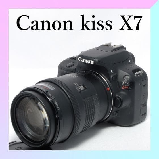✨ショット数少✨初心者オススメ✨超軽量✨CANON KISS X7 レンズキット