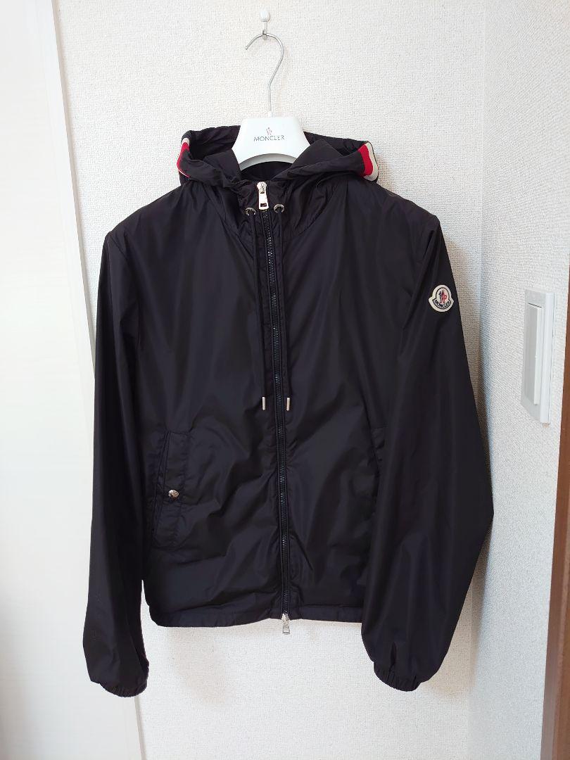 MONCLER ブラック ナイロンジャケット サイズ0 MONCLER - MONCLER モンクレール ナイロンジャケット サイズ0