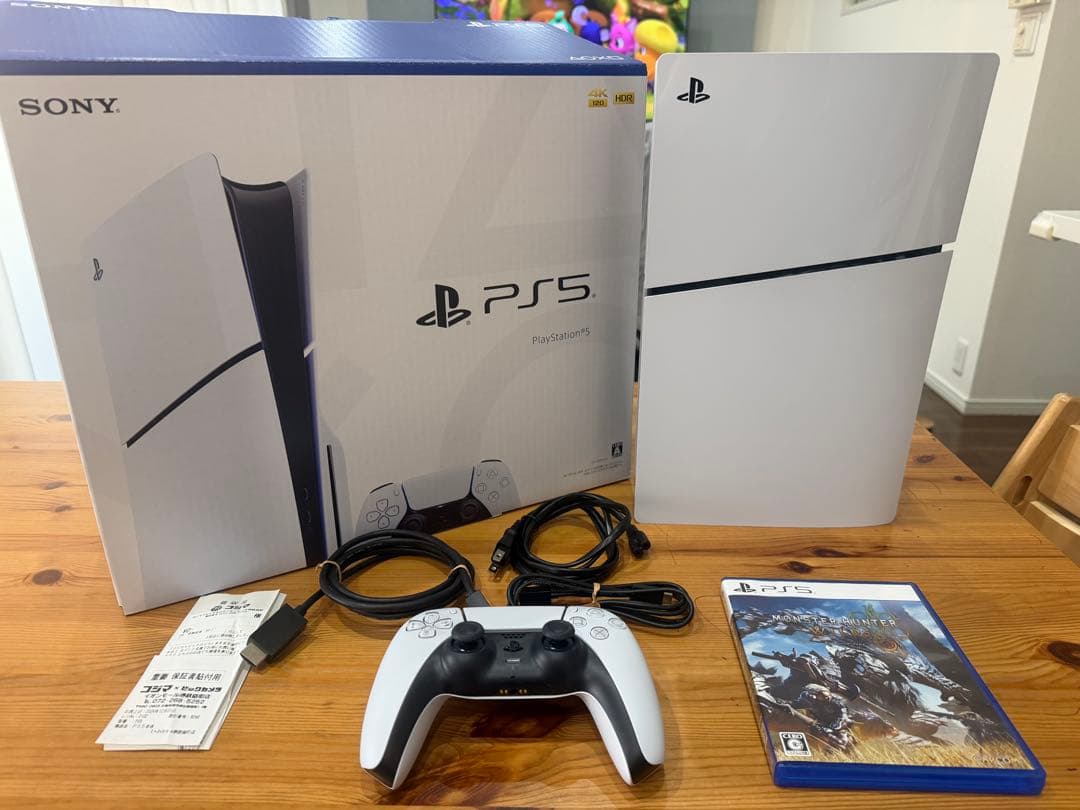 PlayStation 5 slim CFI-2000A01 モンハンワイルズSONY