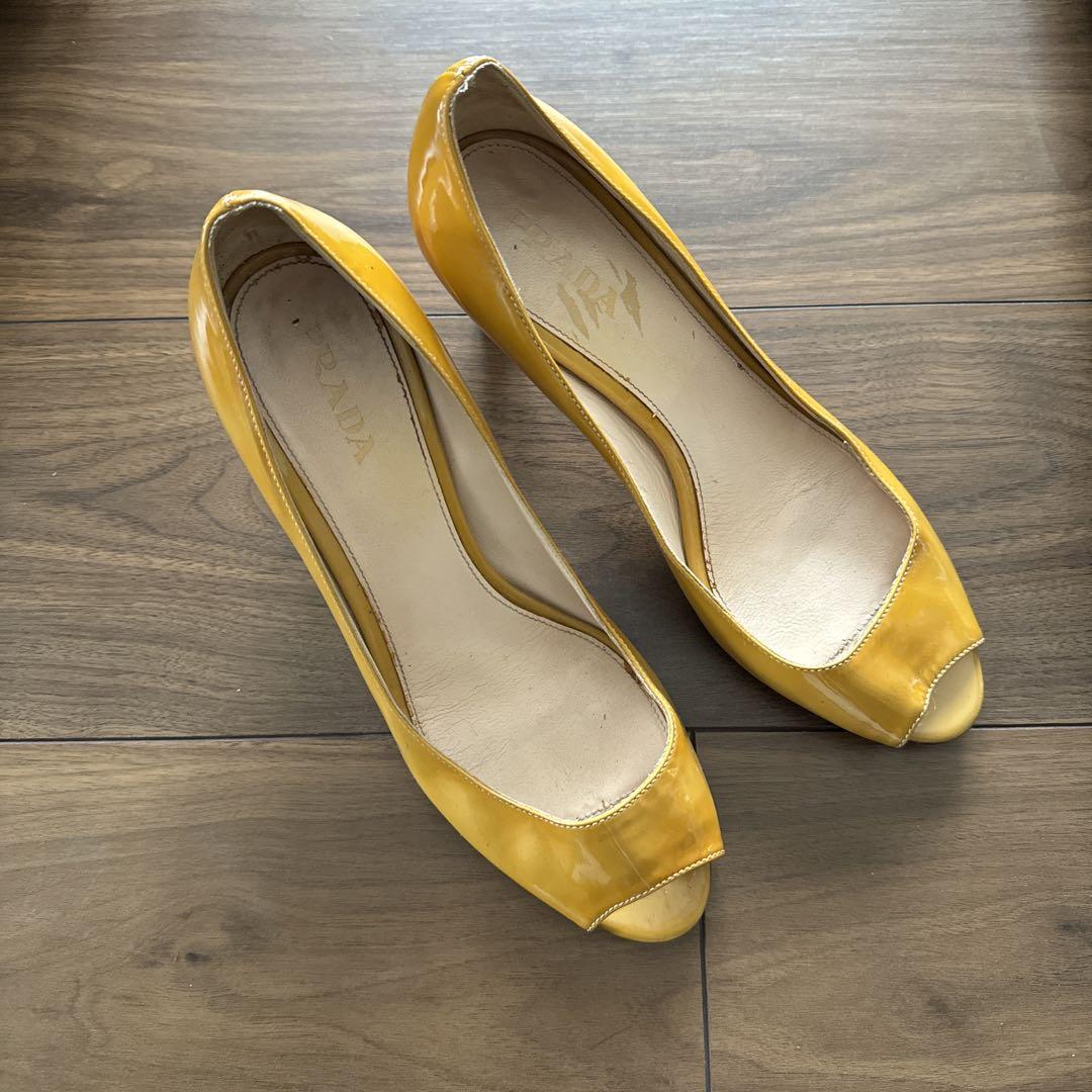 Prada ヒール37 ハーフ