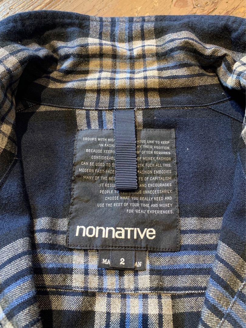 nonnative ノンネイティブ レーヨン コットン チェック シャツ 美品