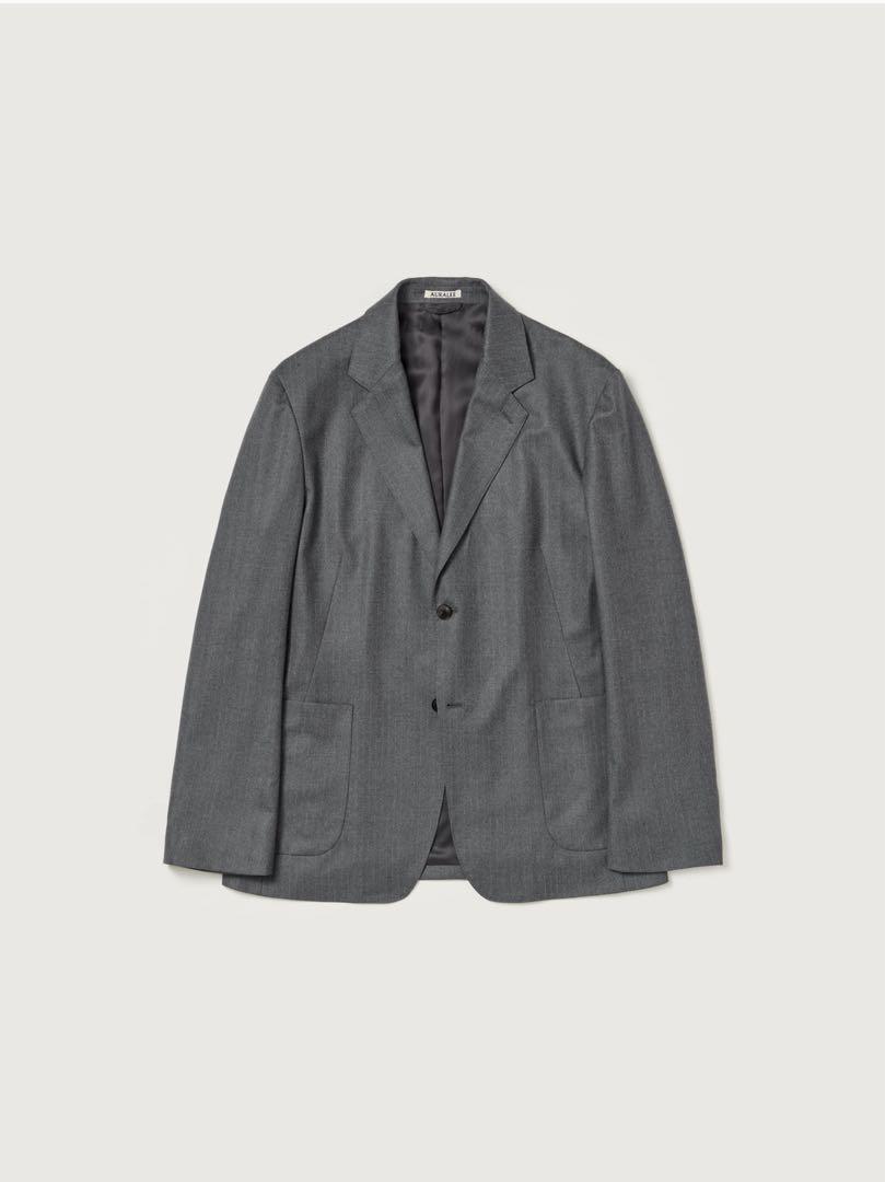 ジャケット・アウター AURALEE 24AW WOOL FLANNEL STRIPE JACKET