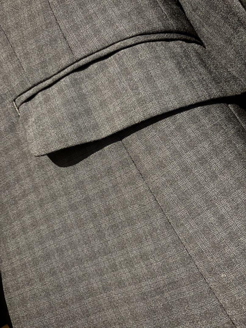【美品】洋服の青山　アンカーウーマン　チェック柄　スーツ上下　5号 美品】洋服の青山 アンカーウーマン チェック柄 スーツ上下 5号