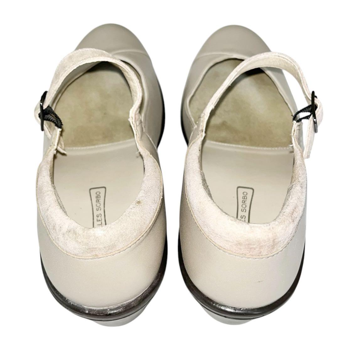 【極美品】◾️アキレスソルボ◾️ウエッジソールパンプス◾️メリージェーン◾️レザー