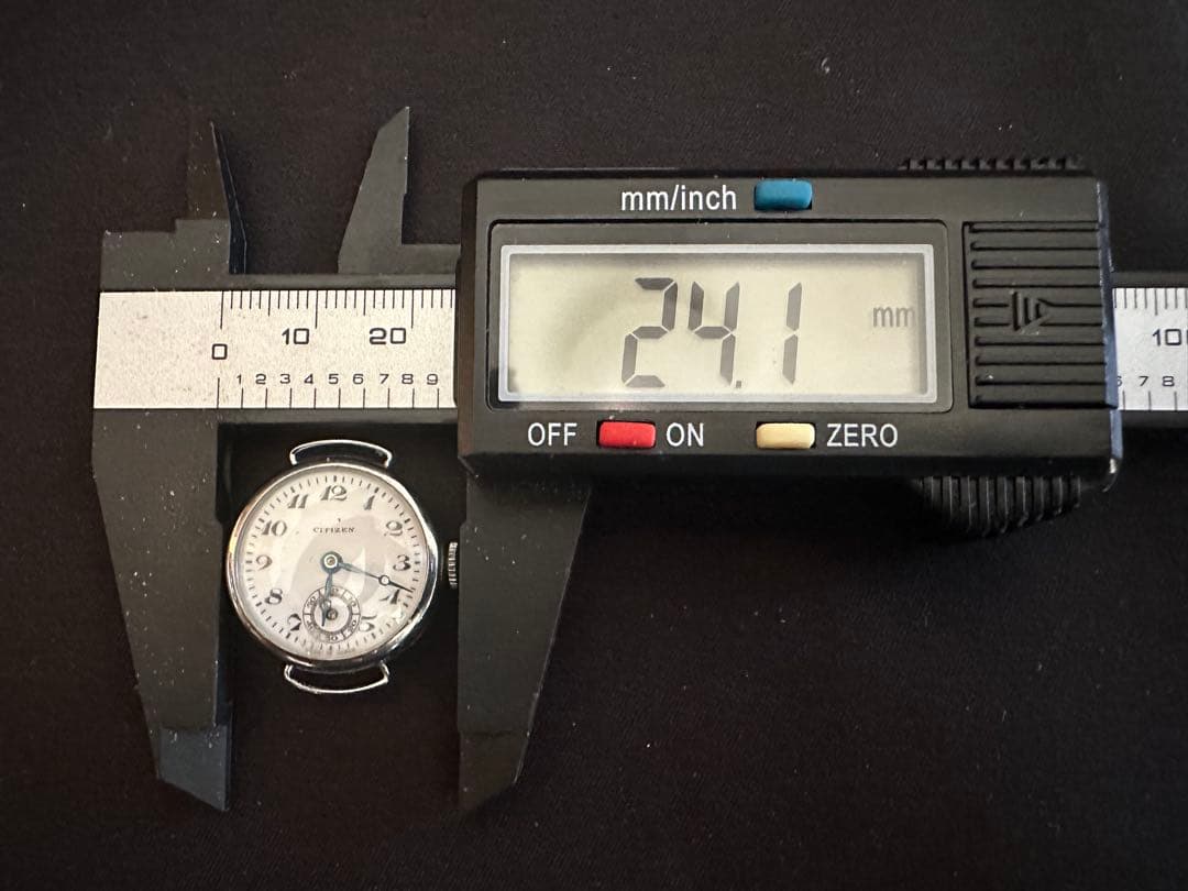 1920〜40 CITIZEN スモセコ手巻き腕時計 |稼働|青針Citizen MERCADOAVALIA_COM_BR