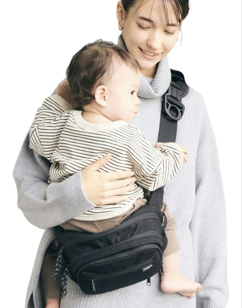 Hugoo ヒップシート ブラック