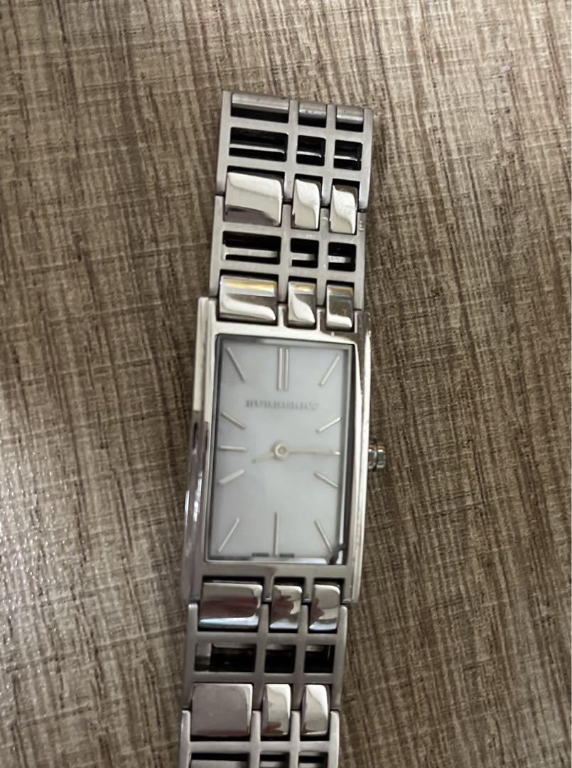 BURBERRY バーバリー レディース腕時計 スクエアフェイス シルバー BURBERRY バーバリー レディース腕時計 スクエアフェイス