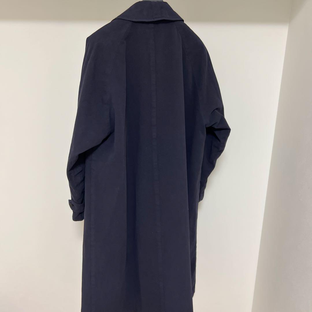 新品未使用　COMOLI 24aw 製品染バルカラーコート　ネイビー　1