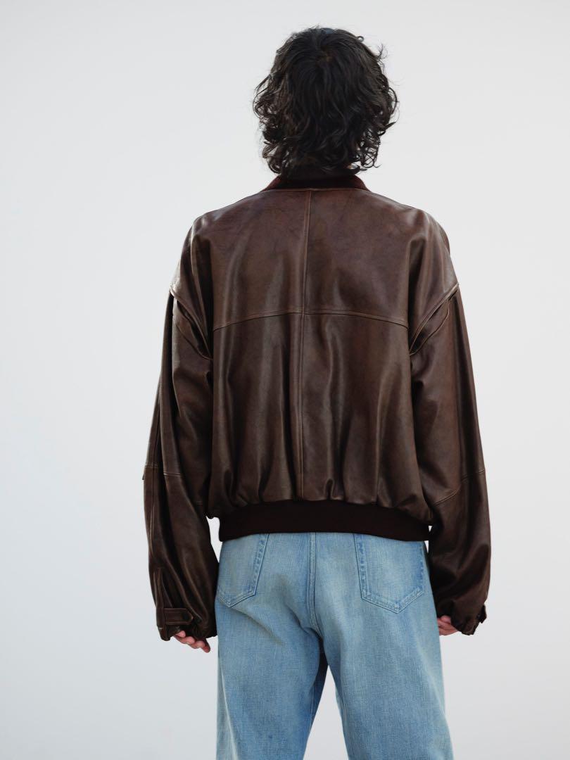 オーラリーSELVEDGE FADED LIGHT DENIM PANTS２