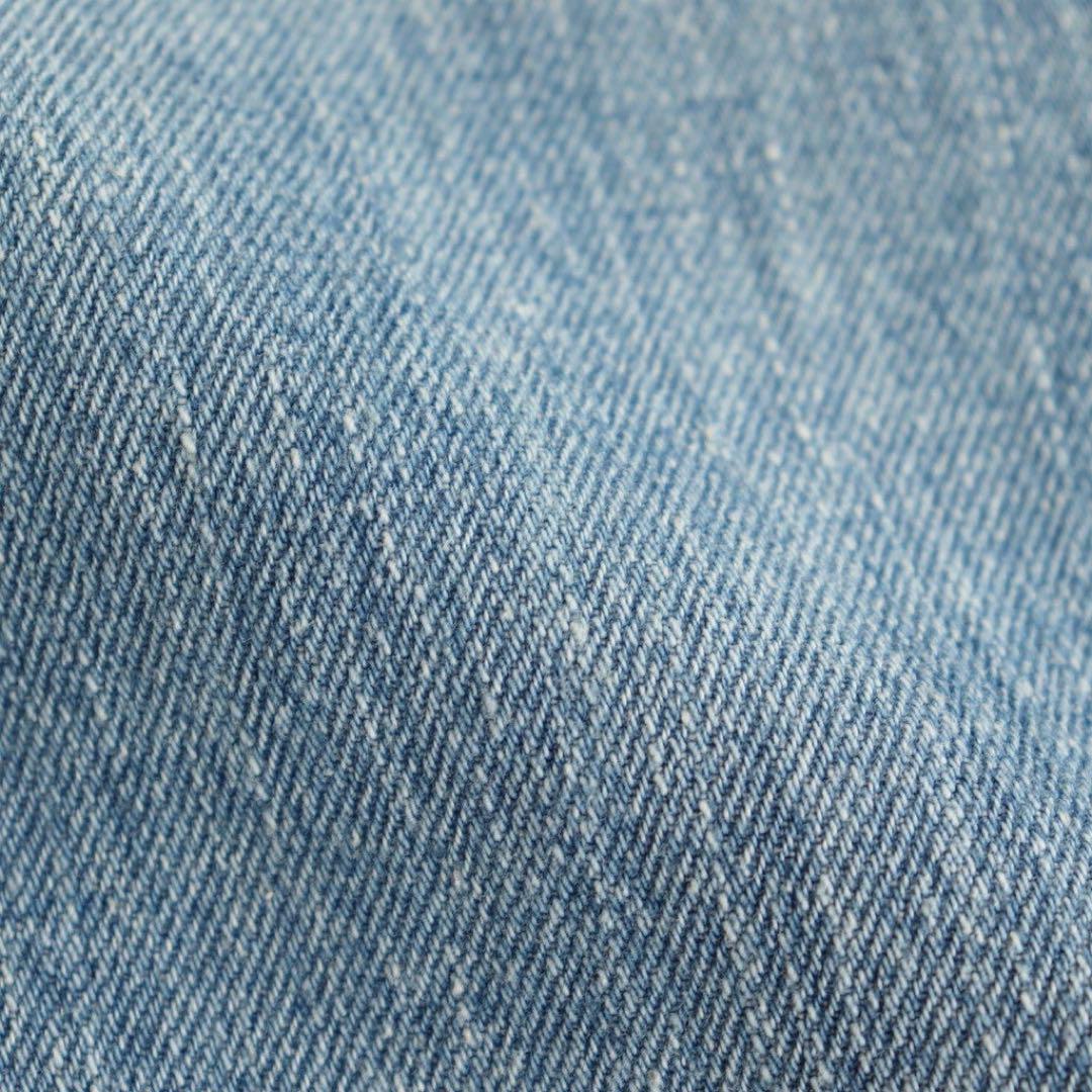 オーラリーSELVEDGE FADED LIGHT DENIM PANTS２
