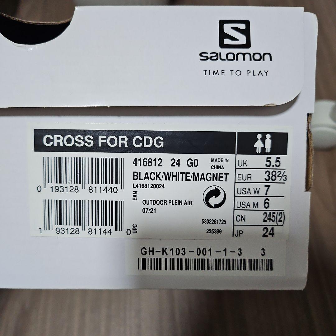 コムデギャルソン SALOMON コラボスニーカー 千鳥柄 画像7