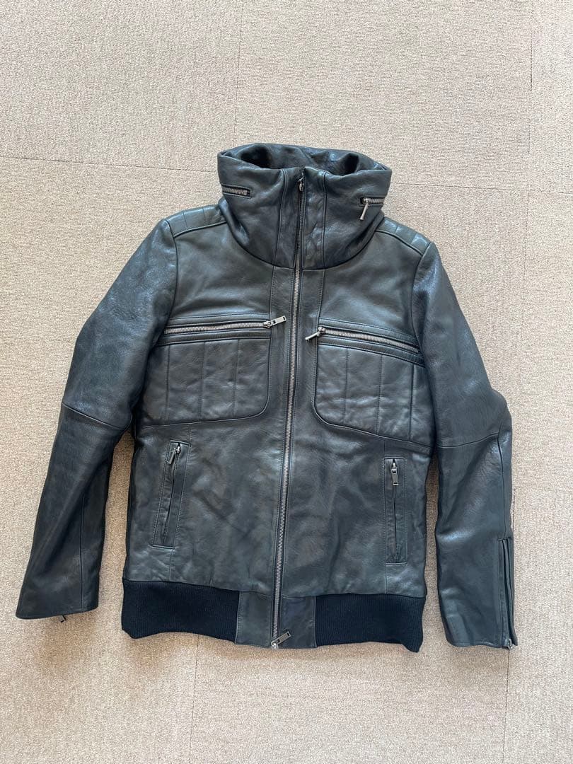 02DERIV. レザージャケット L SAMPLEL 02DERIV