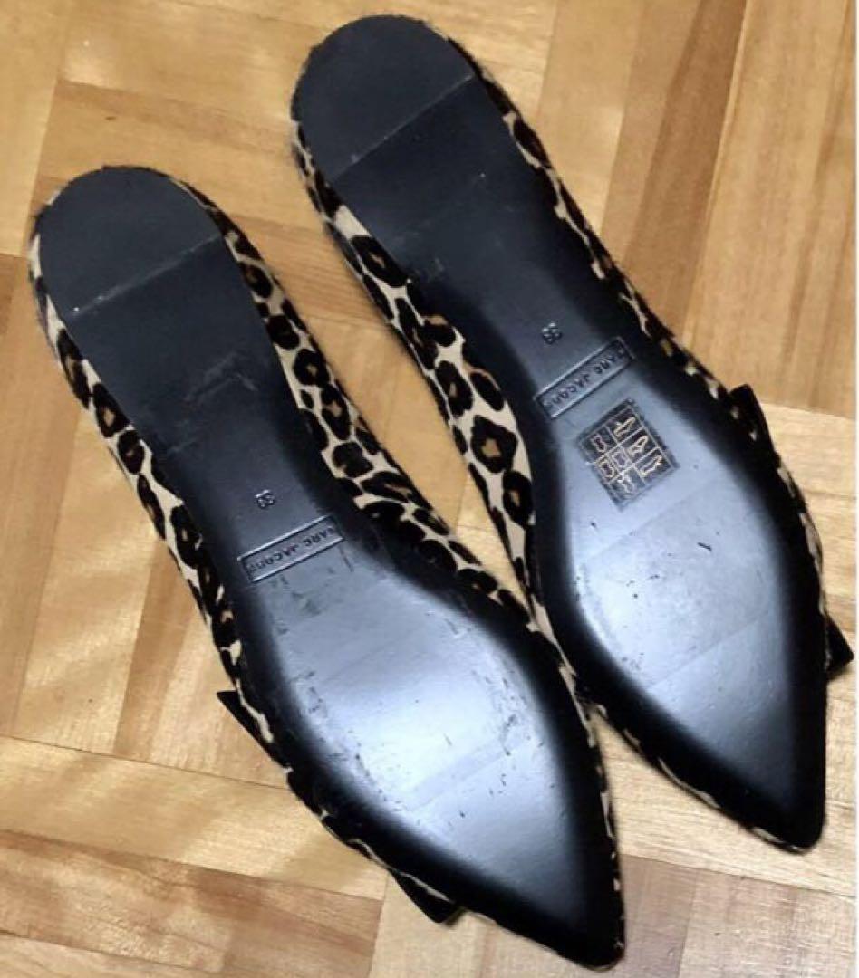 MARC JACOBSマークジェイコブス レオパード柄フラットパンプス　未使用