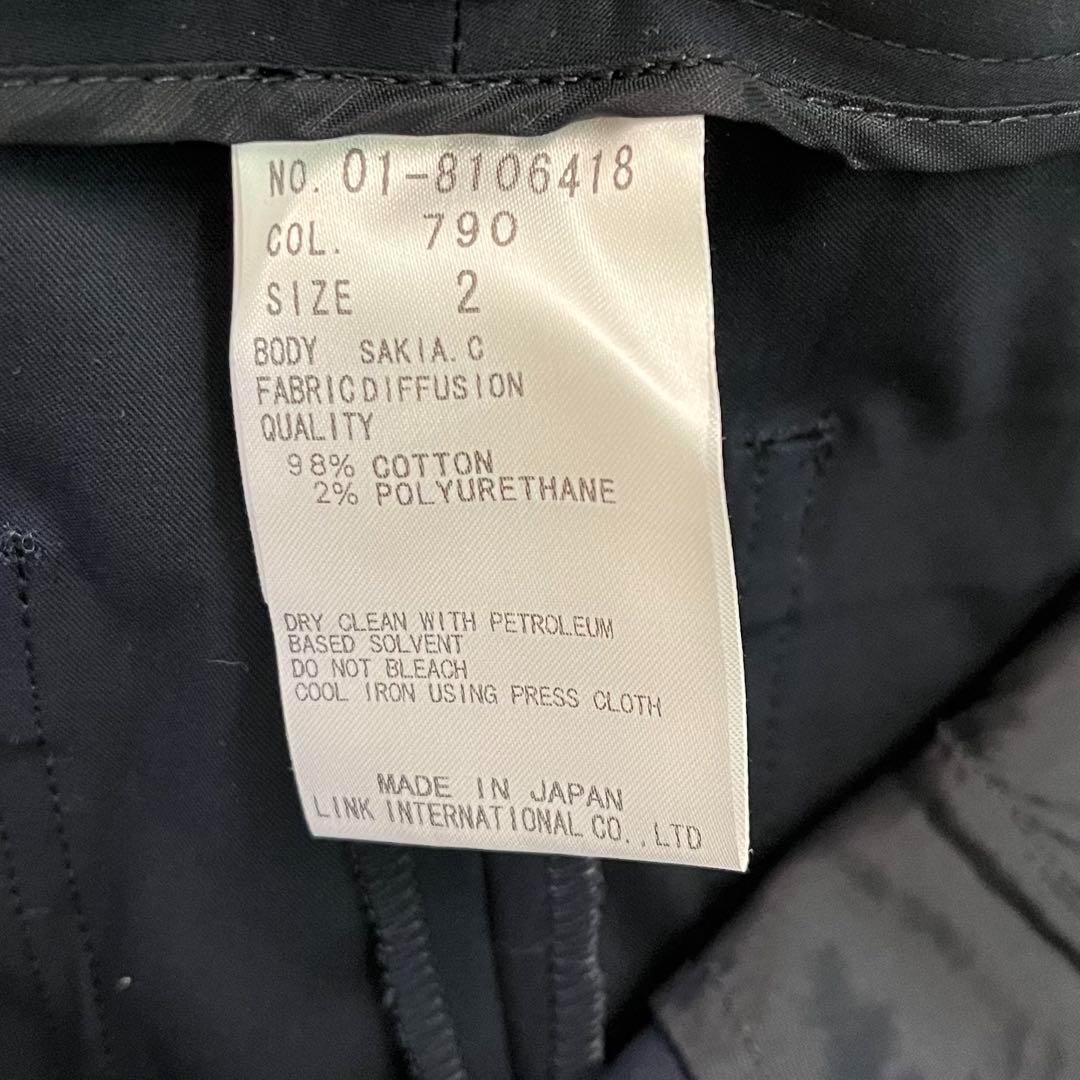 新品タグ付き Theory ハーフパンツ センタープレス Mサイズ ネイビー