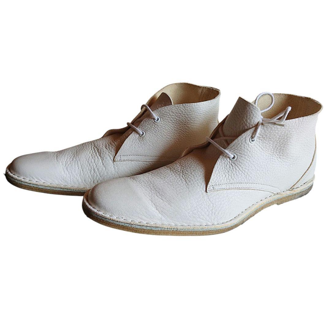 Pierre Hardy ホワイトレザー チャッカブーツ size42