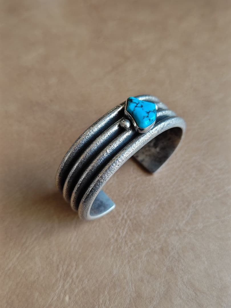 アーロンアンダーソン◎AaronA◎バングル◎ヘビーゲージ◎ターコイズ◎S925