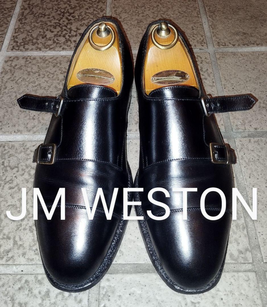JM WESTON JMウェストン 537-10 ダブルモンク ブラック 6E