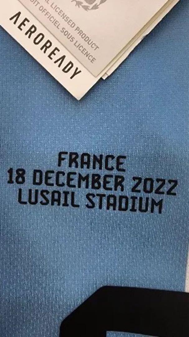 アルゼンチン代表２０２２W杯決勝　マッチデイ付き＆ W杯パッチ付き メッシ＃１０