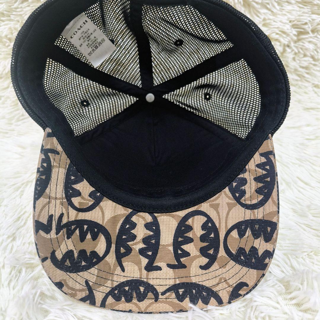 【廃盤・美品】COACH ☓ Guang Yu コラボキャップ モノグラム帽子