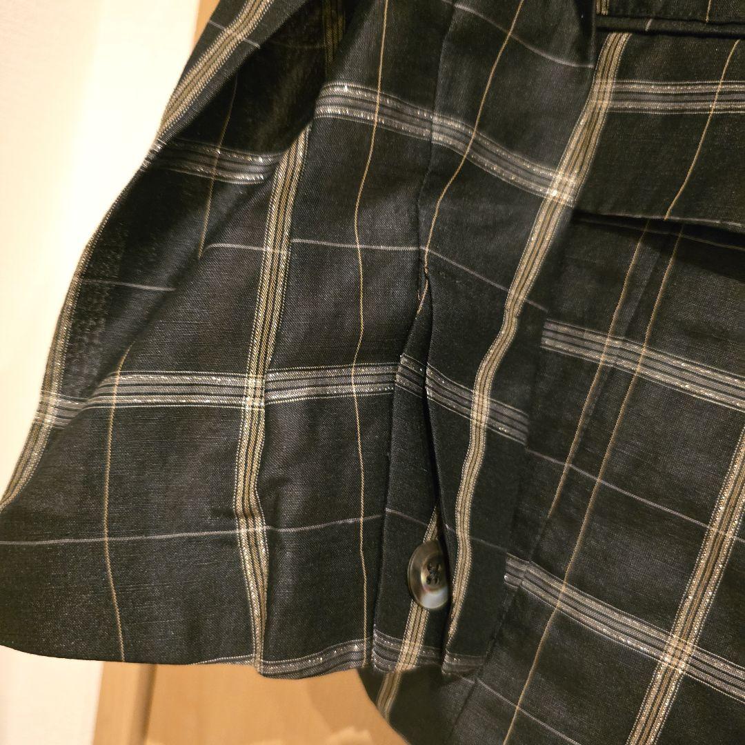 ARTISAN アルチザン 定価55000円 麻 テーラード ジャケット 黒