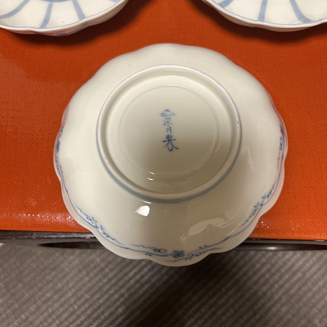 深川製磁 未使用 有田 花形陶器皿 3枚セット - メルカリ