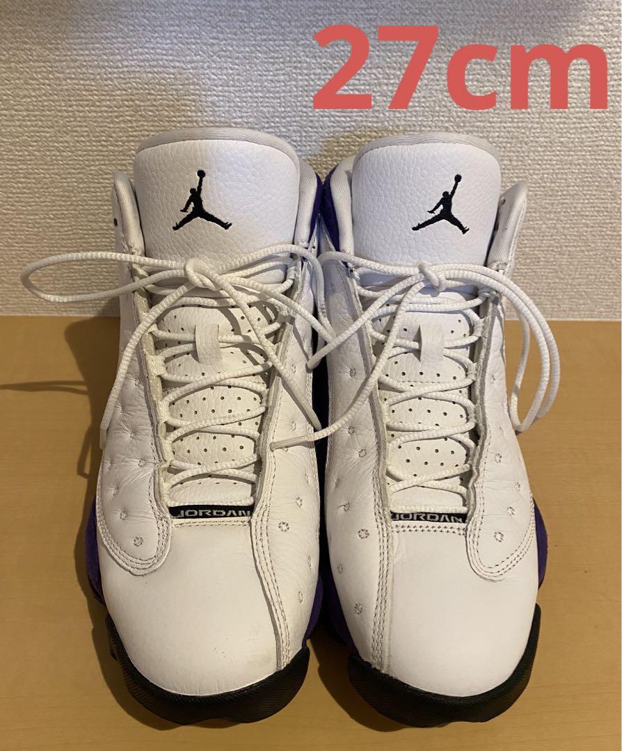 NIKE AIR JORDAN 13 RETRO LAKERS 紫+白
