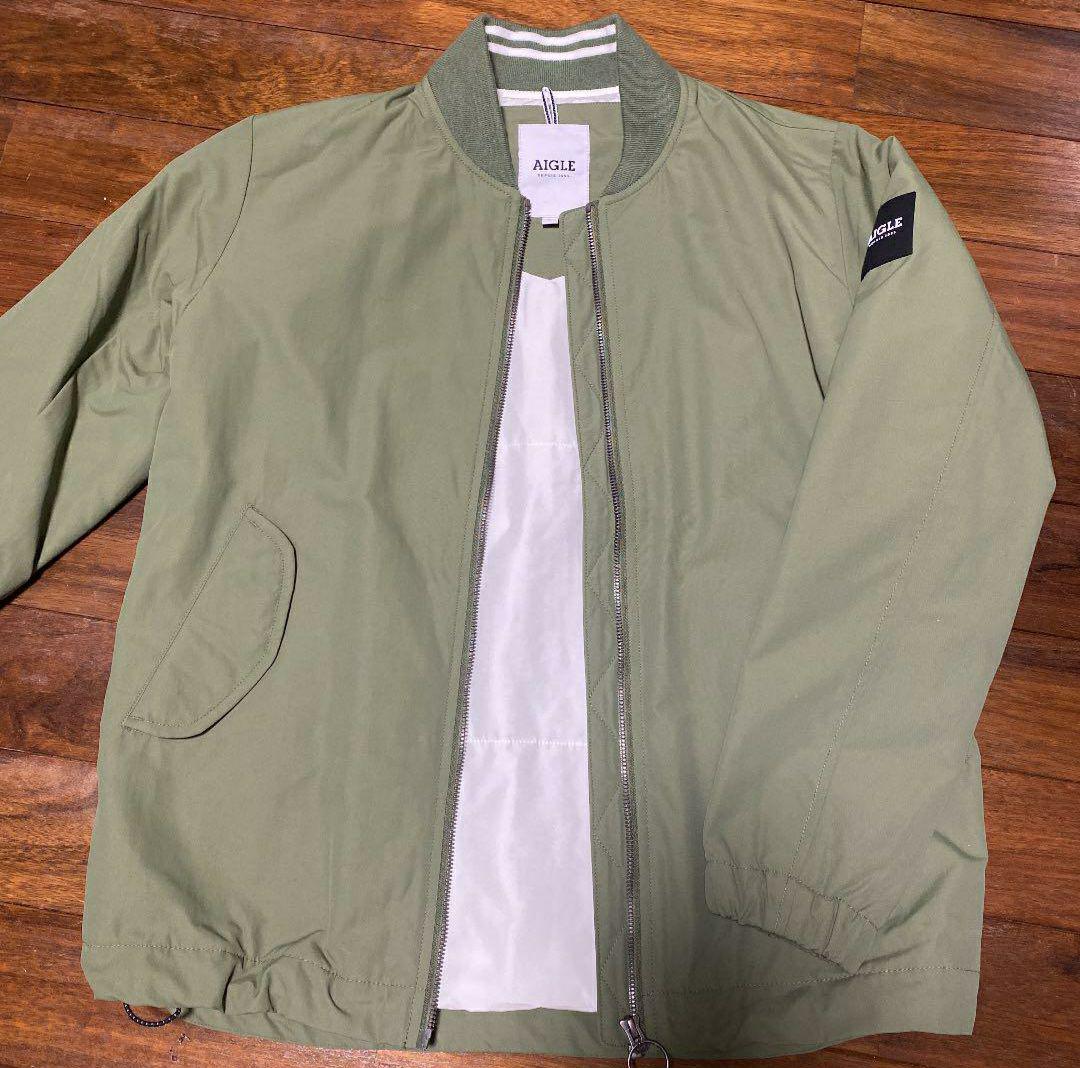 ⭐️AIGLE⭐️カロンブ パデッドジャケット ブルゾン 新品 撥水♪ベージュS AIGLE 撥水 カロンブ パデッドジャケット 美品 S~M