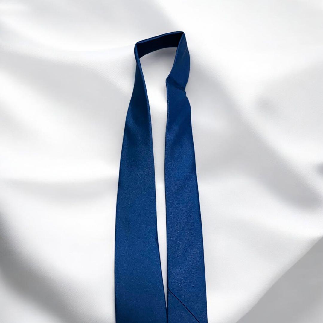未使用】BERLUTI ベルルッティ ネクタイ 青 カリグラフィー