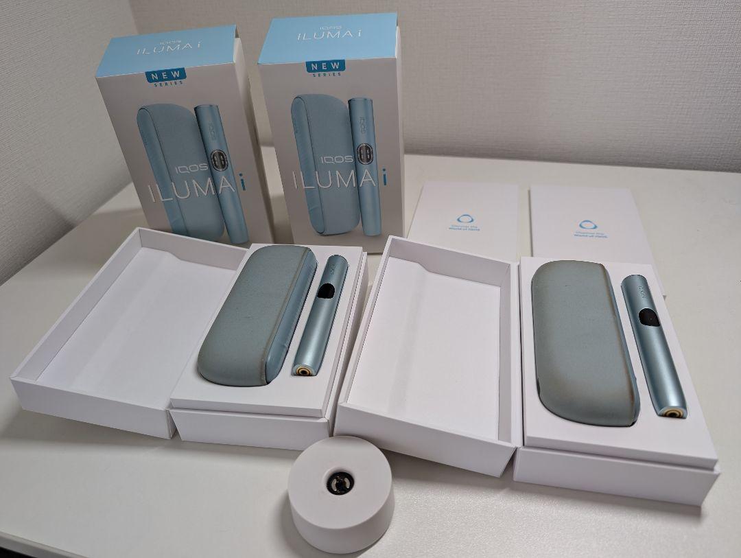 iqos イルマ i アズールブルー 2個セット チャージングドッグセット