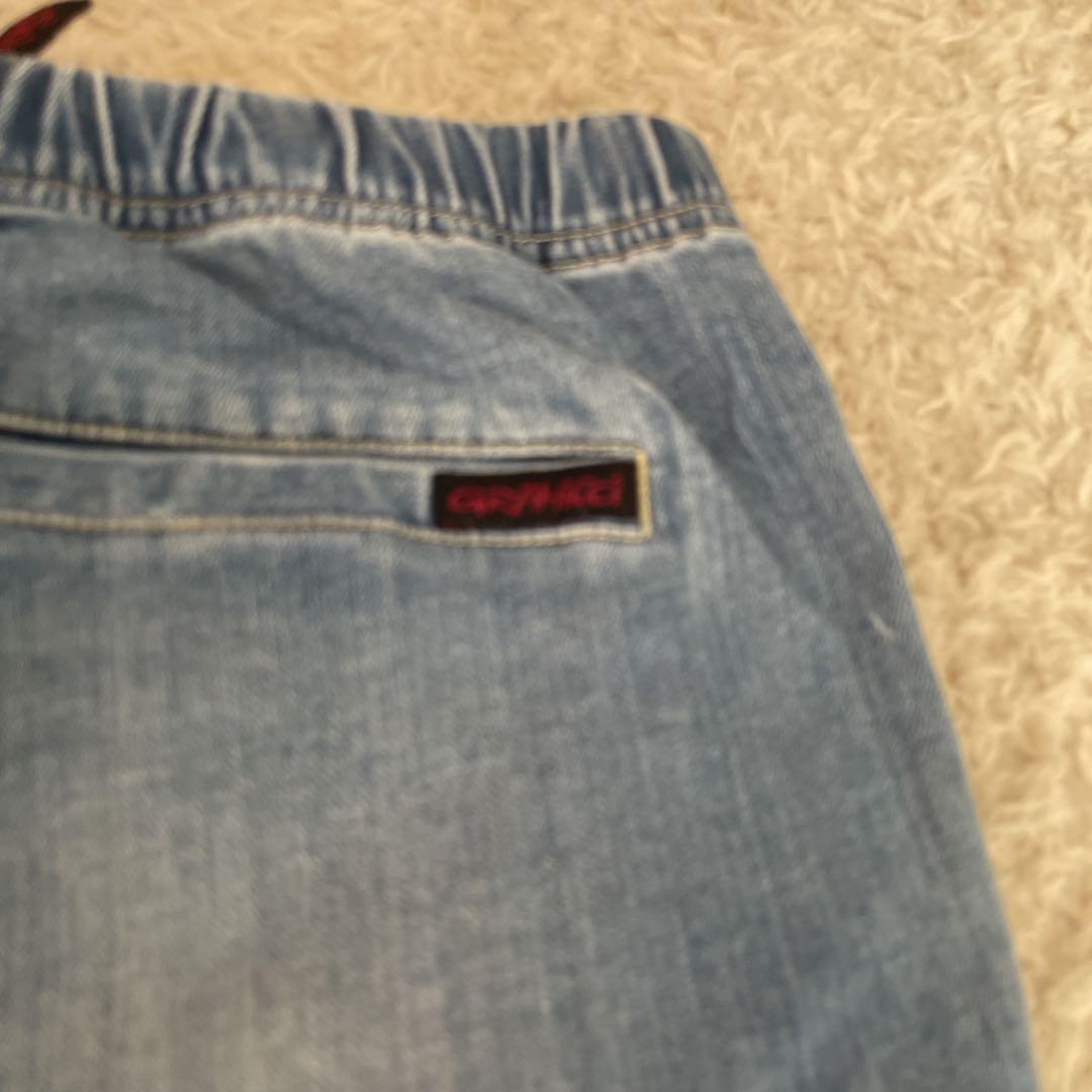GRAMICCI ライトブルーデニムパンツ　サイズL