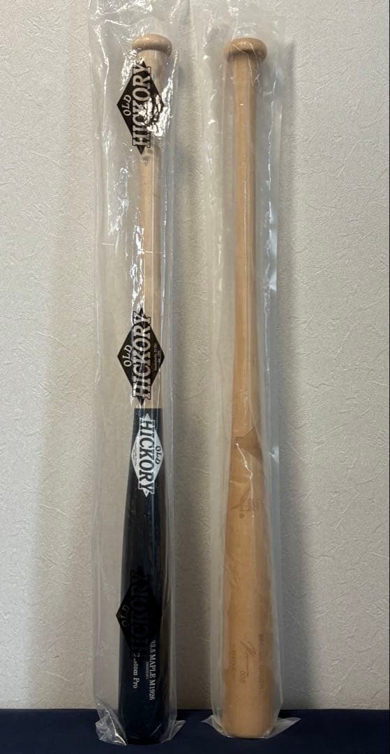オーダー ヒッコリー ヤナセ 硬式木製バット 特注OLD HICKORY
