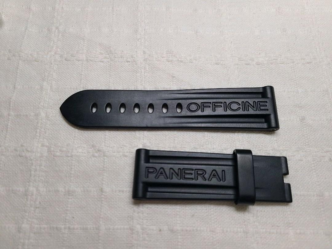 PANERAI 純正ラバーベルト ブラック 尾錠用