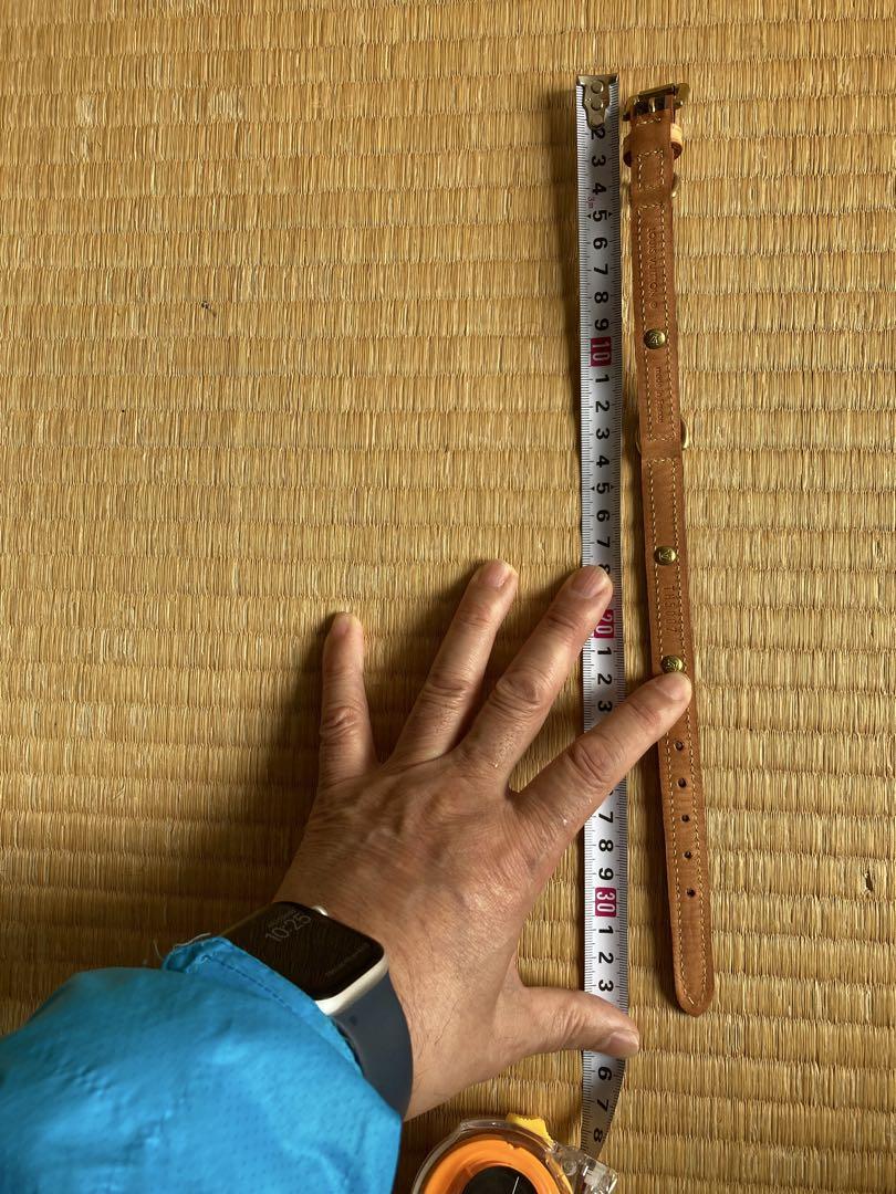 りこまる様専用　茶色レザー モノグラム ハーネスリード
