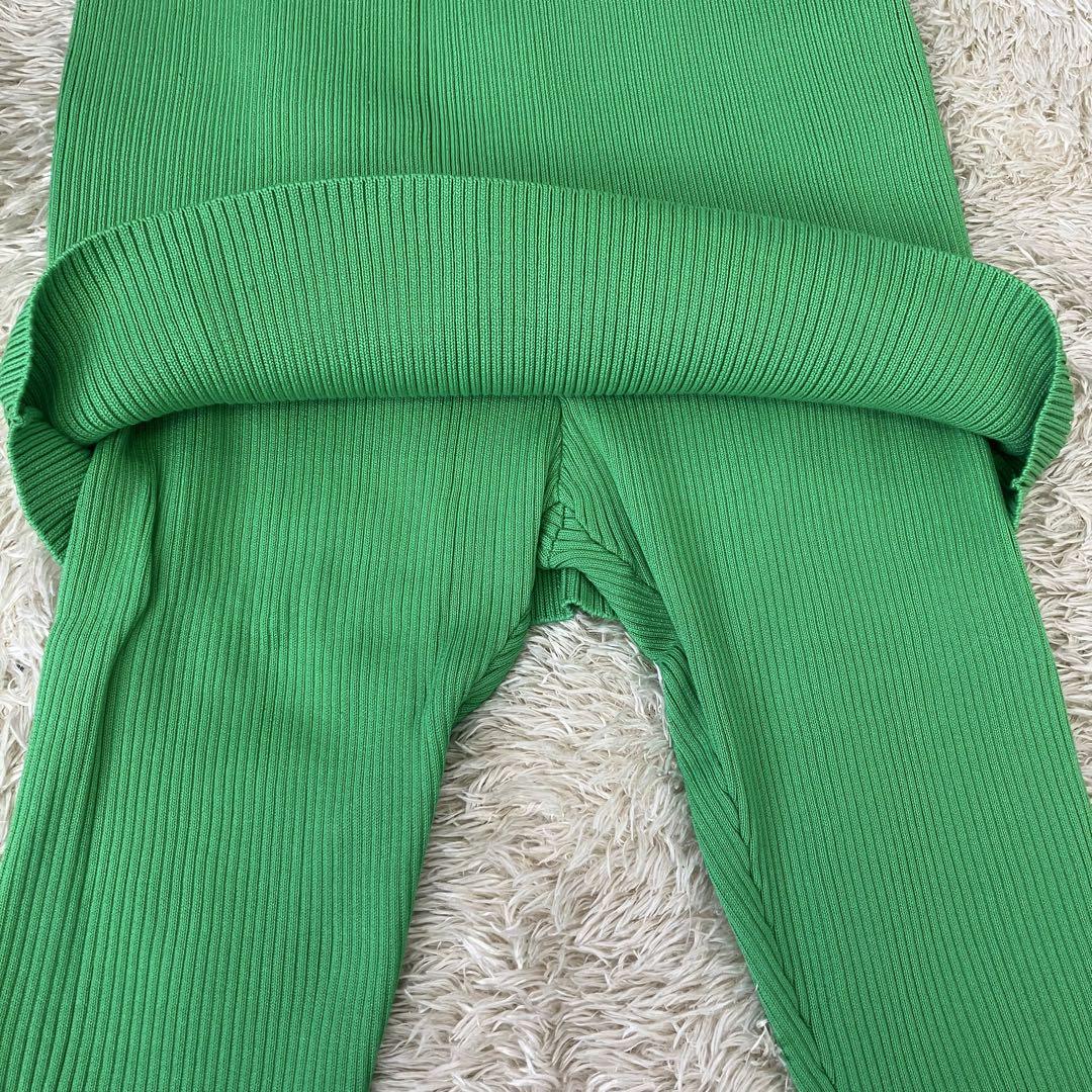 【美品】パーバーズ Cotton Rib Line Shorts リブ フリンジ