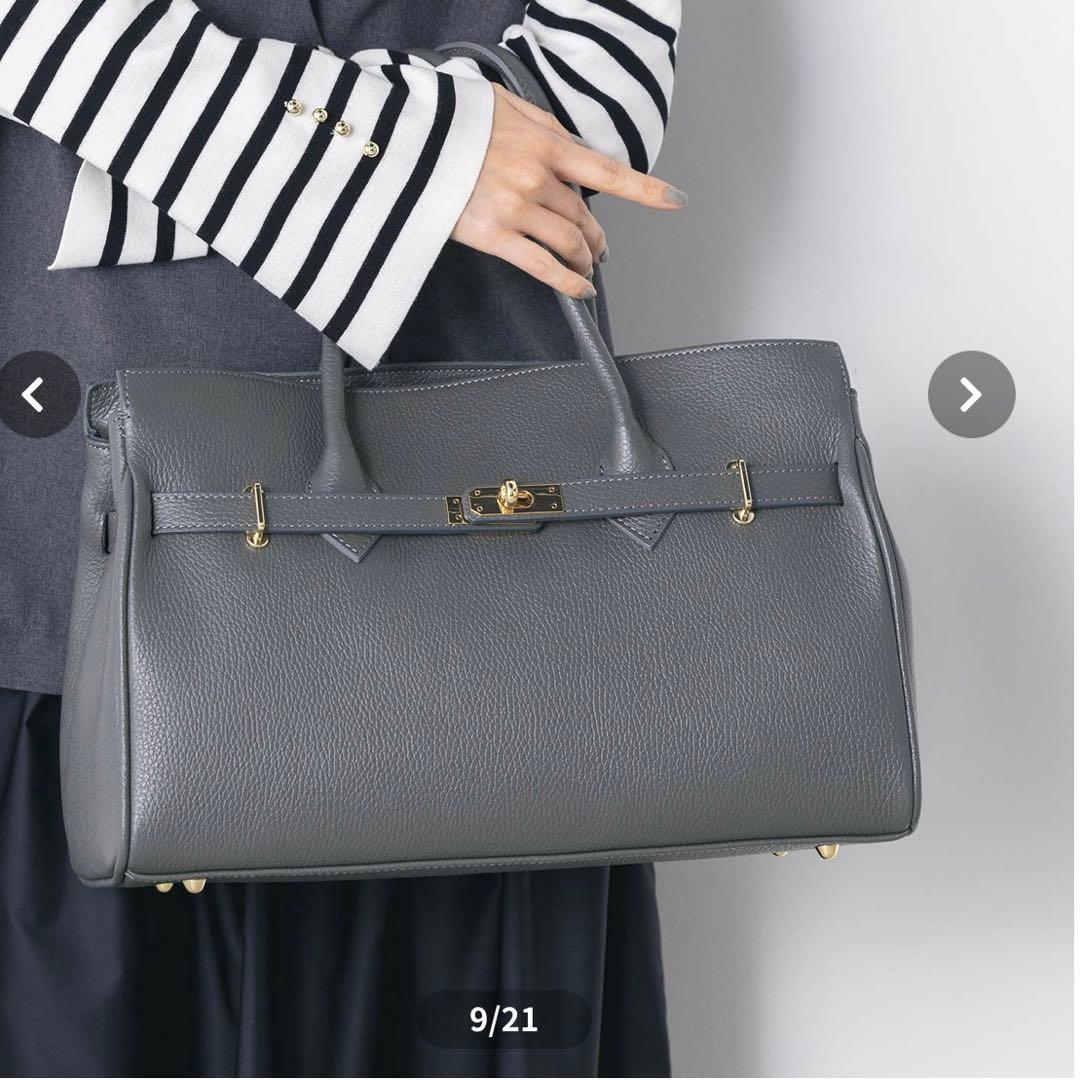 Greedy Brilliant レザー金具トートバッグ