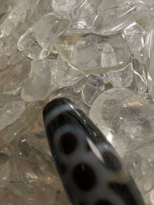 閃電五眼天珠✨ 楽天市場】天珠 閃電五眼天珠 38×12mm 金運 財運
