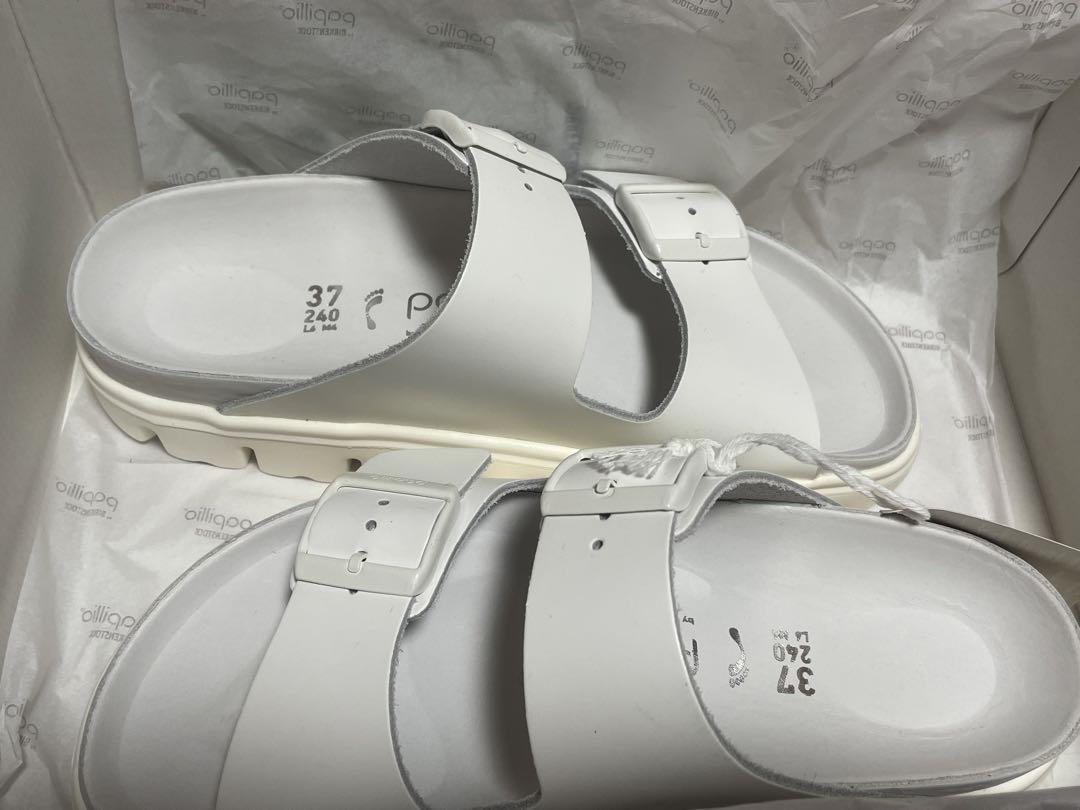 papillio by BIRKENSTOCK ホワイトサンダル 37